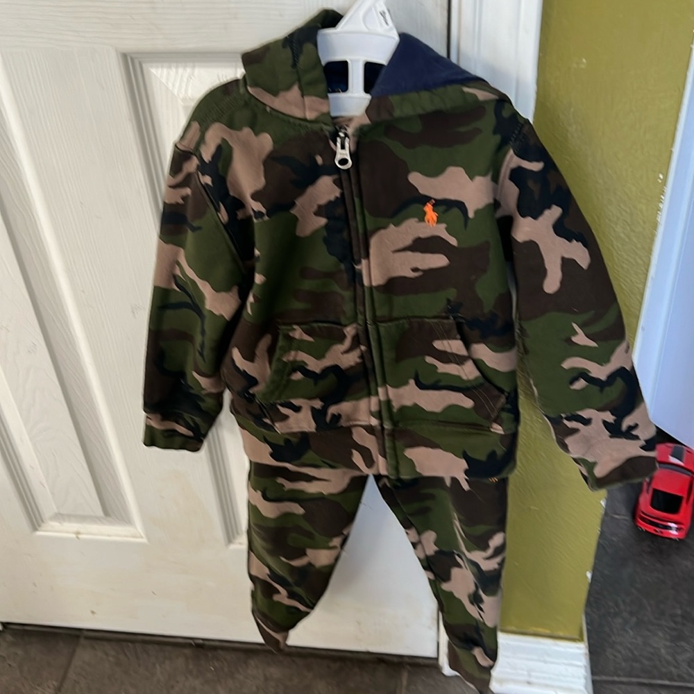 Ralph Lauren Camo Jogger Set